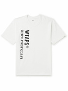 WTAPS - GPS Logo-Print Cotton-Jersey T-Shirt - White