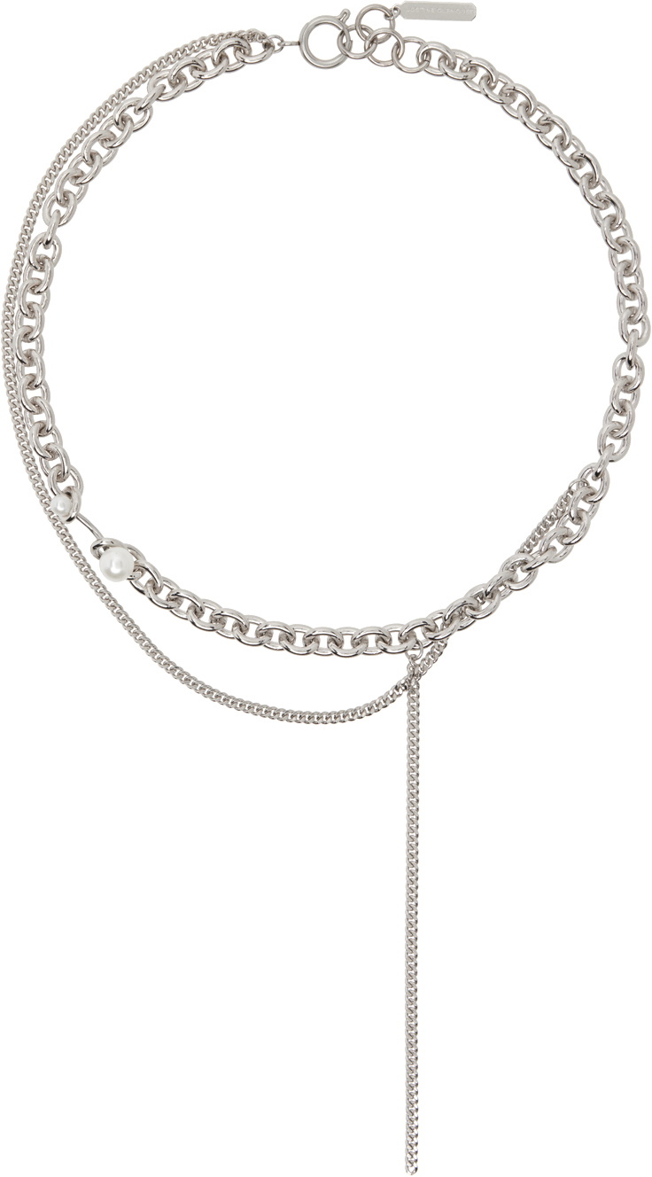 Justine Clenquet Silver Chase Necklace