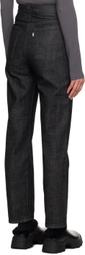Youth Black Straight Jeans