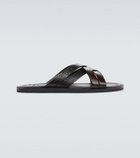 Berluti Sifnos Scritto leather sandals