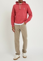 PS Paul Smith Appliquéd Hooded Cotton Sweatshirt Pink