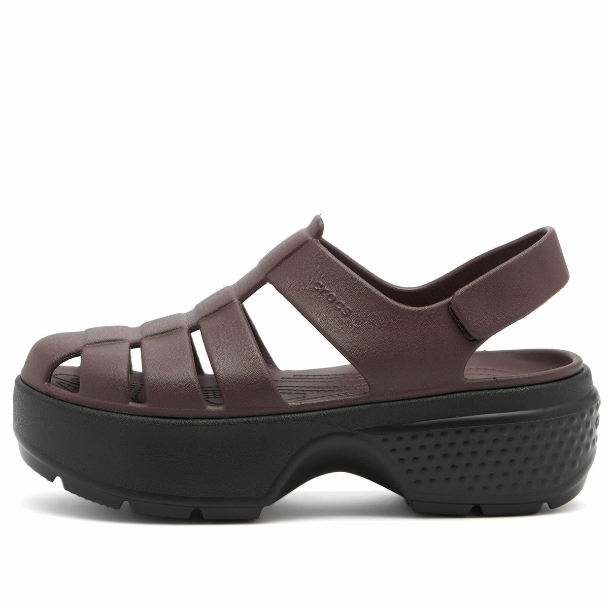 Crocs Women's Stomp Fisherman Sandal in Mocha Crocs