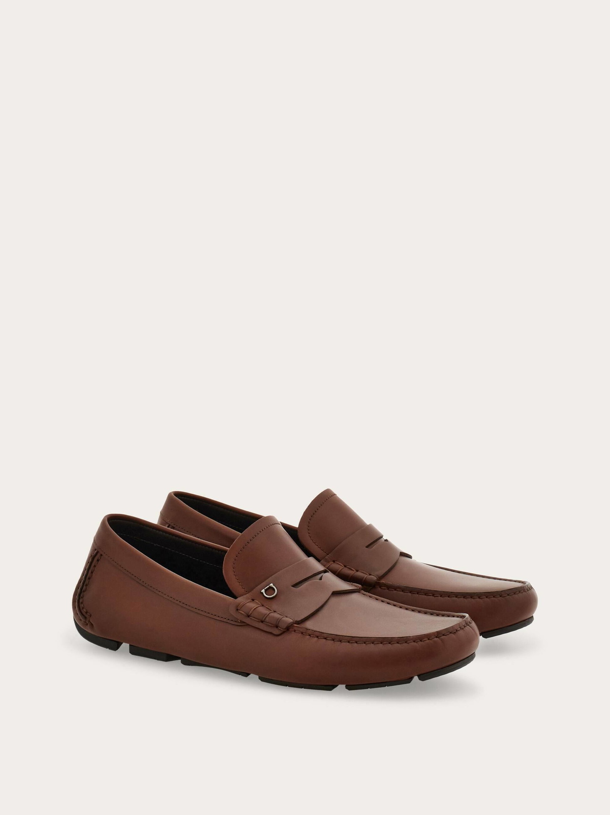Ferragamo Mens Penny driver in Brown