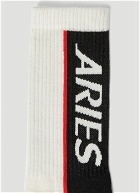 Aries - Credit Card Socks in Cream