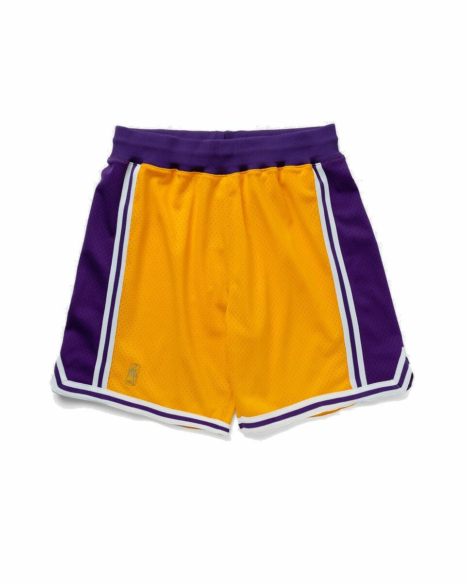 Photo: Mitchell & Ness Nba Authentic Shorts Los Angeles Lakers Home 1996 97 Yellow - Mens - Sport & Team Shorts
