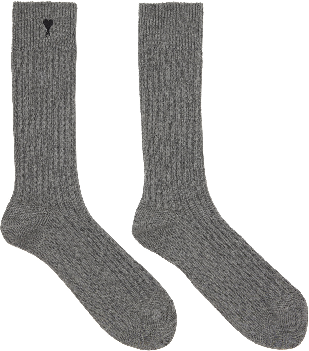 AMI Paris Three-Pack Multicolor Cotton Ami de Coeur Socks