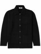 Inis Meáin - Carpenter's Merino Wool and Cashmere-Blend Cardigan - Black