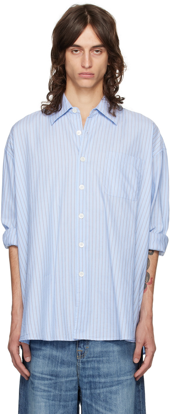 OUR LEGACY Blue Borrowed Shirt Our Legacy
