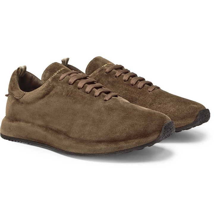 Photo: Officine Creative - Race Suede Sneakers - Green