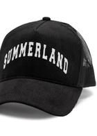 Nahmias Summerland Corduroy Trucker cap - Black - One Size