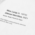 AMIRI Wes Lang Checker Skull T-Shirt in White