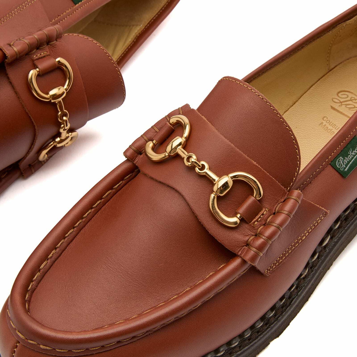 Paraboot Women's Orsayti Buckle Loafer in Gold