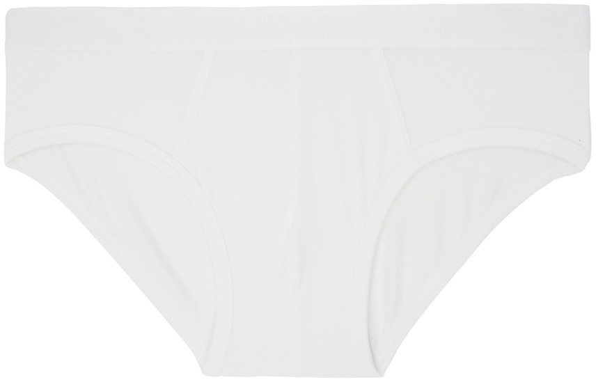 CDLP Three-Pack White Y Briefs