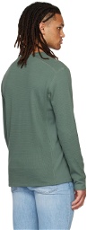 Vince Khaki Thermal Long Sleeve T-Shirt