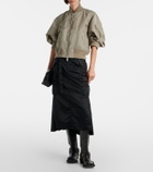 Sacai Cropped bomber jacket