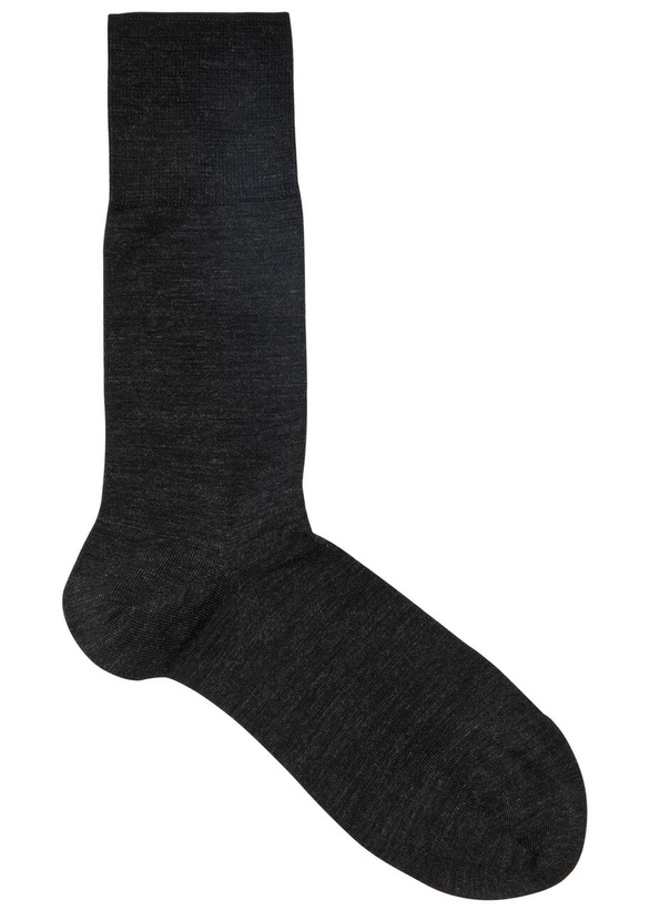 Photo: Falke Airport Wool-blend Socks Dark Grey