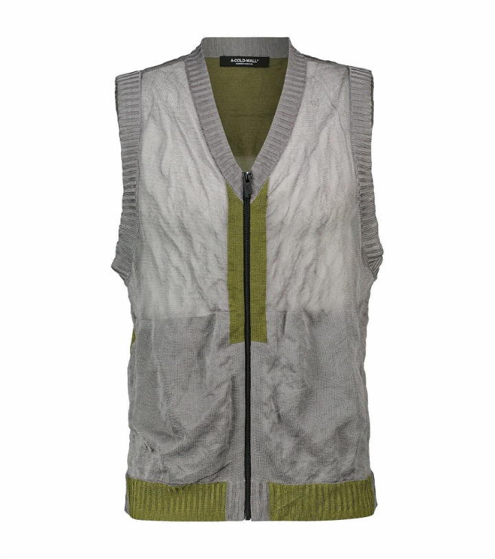 Photo: A-Cold-Wall* - Core knitted gilet