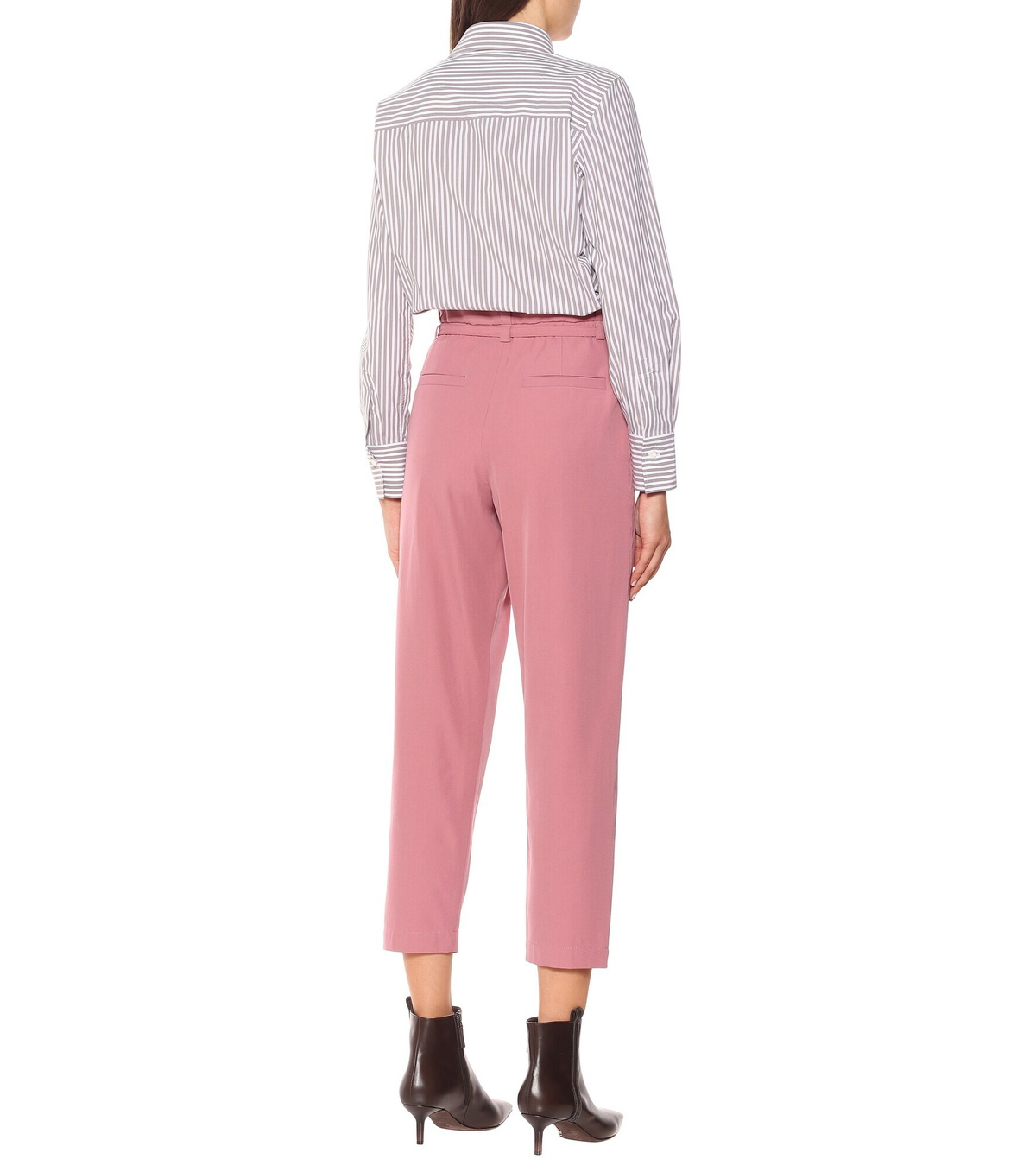 Brunello Cucinelli - Wool and cotton cropped pants