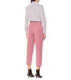 Brunello Cucinelli - Wool and cotton cropped pants