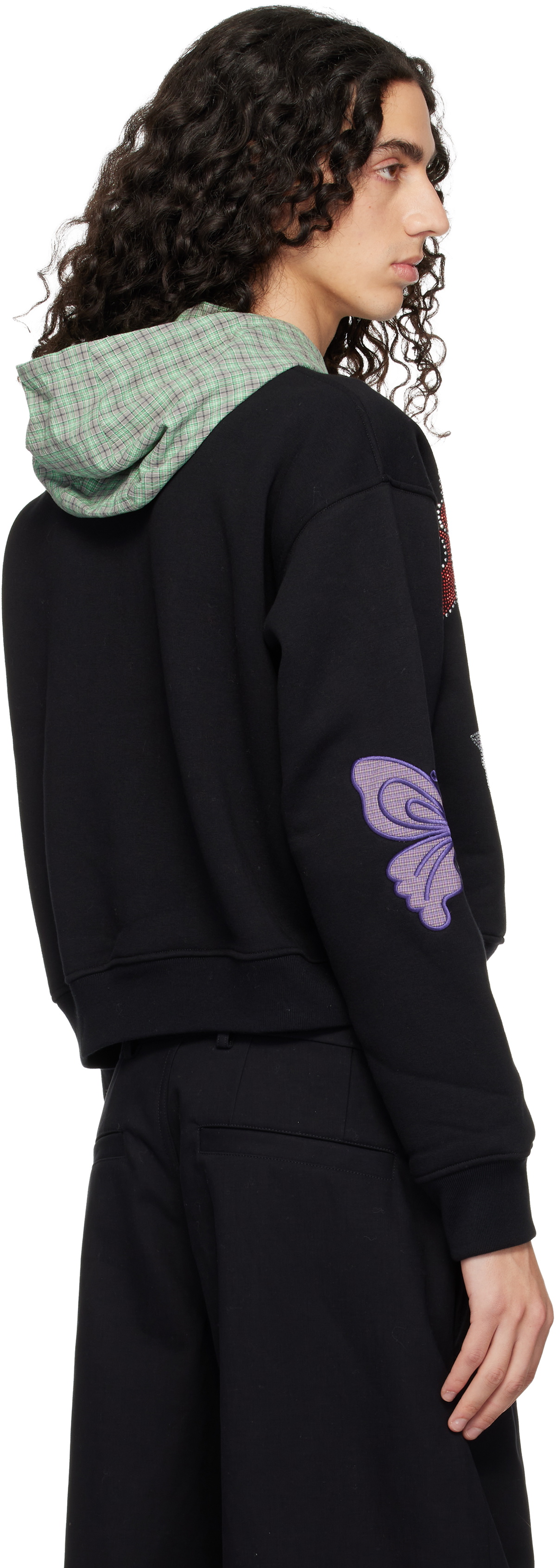 Chopova Lowena Black Berg Hoodie