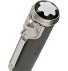 Montblanc - Writers Edition Kipling Platinum-Plated and Resin Fountain Pen - Gray