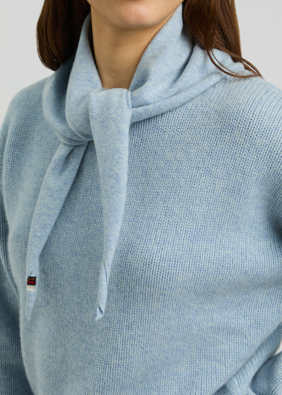 Extreme Cashmere N°35 Bandana Cashmere-blend Scarf - Light Blue