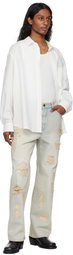 Solid Homme Blue Destroyed Jeans
