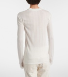 The Row Dantea cotton jersey top