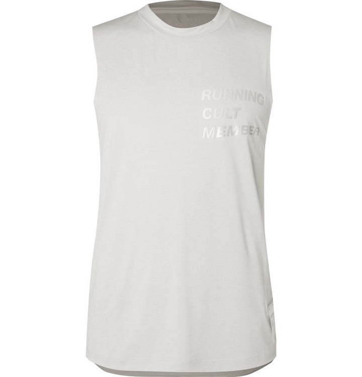 Photo: Satisfy - Printed Jersey Tank Top - Gray