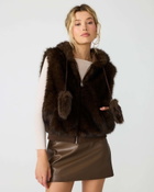 Steve Madden Sophee Vest Dresses in Brown