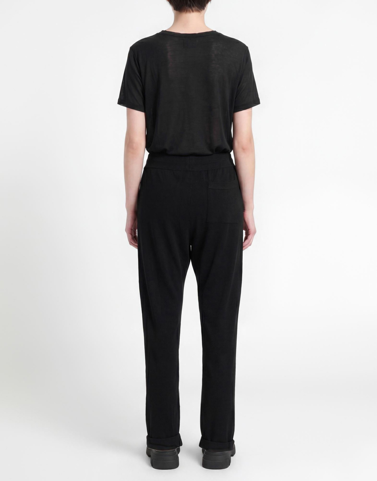 Isabel Benenato Womens Pants in Black