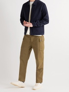 OFFICINE GÉNÉRALE - Maxence Belted Garment-Dyed Cotton Cargo Trousers - Green