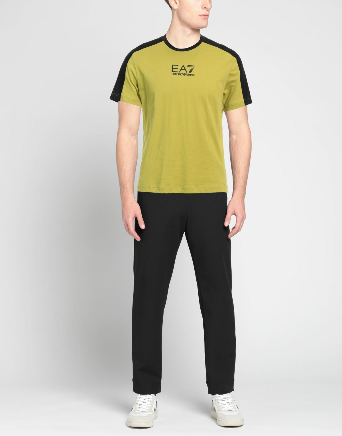 Ea7 Mens T-shirt Lime in Green