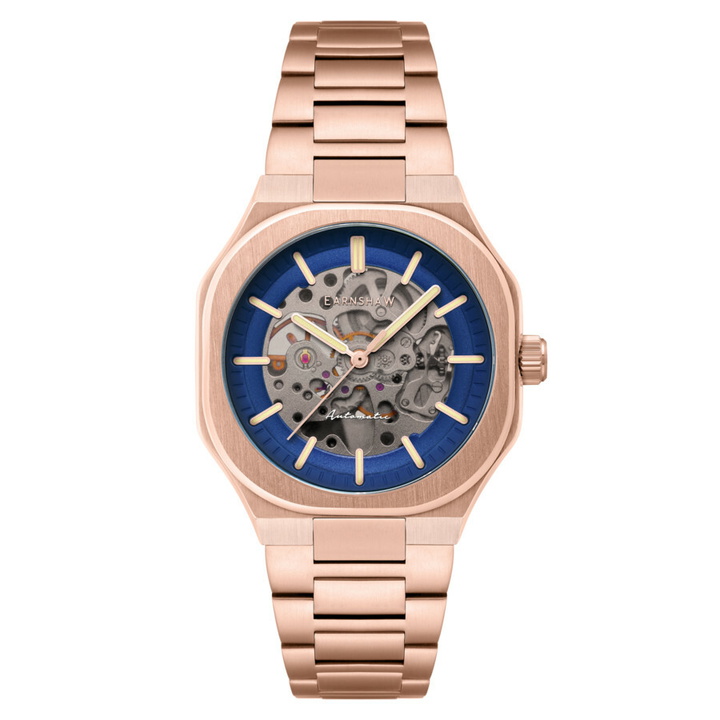Photo: Thomas Earnshaw Exeter Automatic Blue Dial Mens Watch ES-8300-66