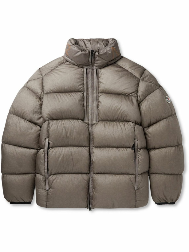 Photo: Moncler - Cevenne Garment-Dyed Quilted Shell Down Jacket - Gray