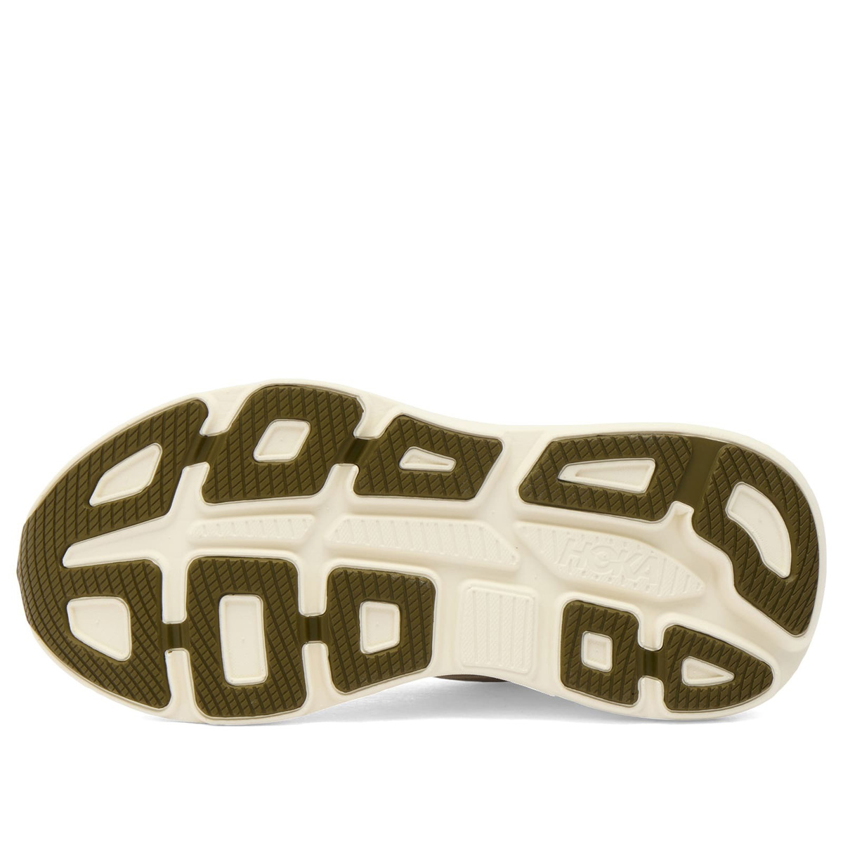 Hoka One One Women's Bondi 9 Sneaker in River Rock Grey/Alabaster