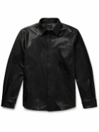 John Elliott - Leather Shirt - Black