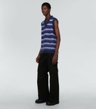 Marni - Striped mohair-blend sweater vest