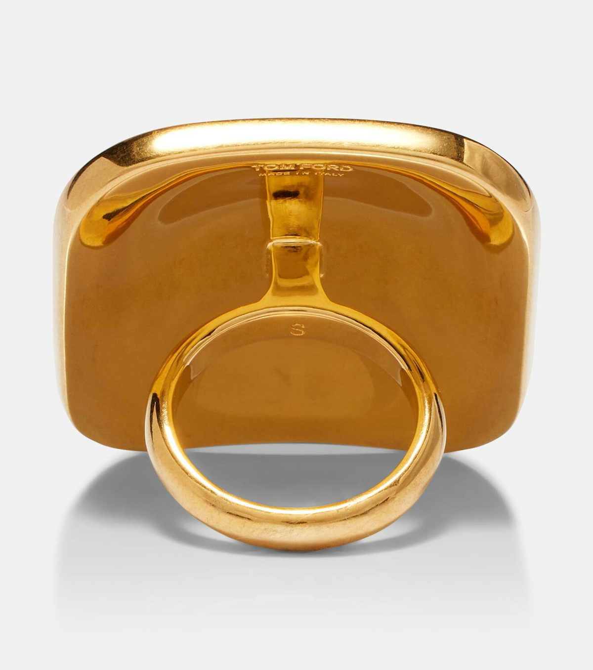 Tom Ford Amy gold-plated ring