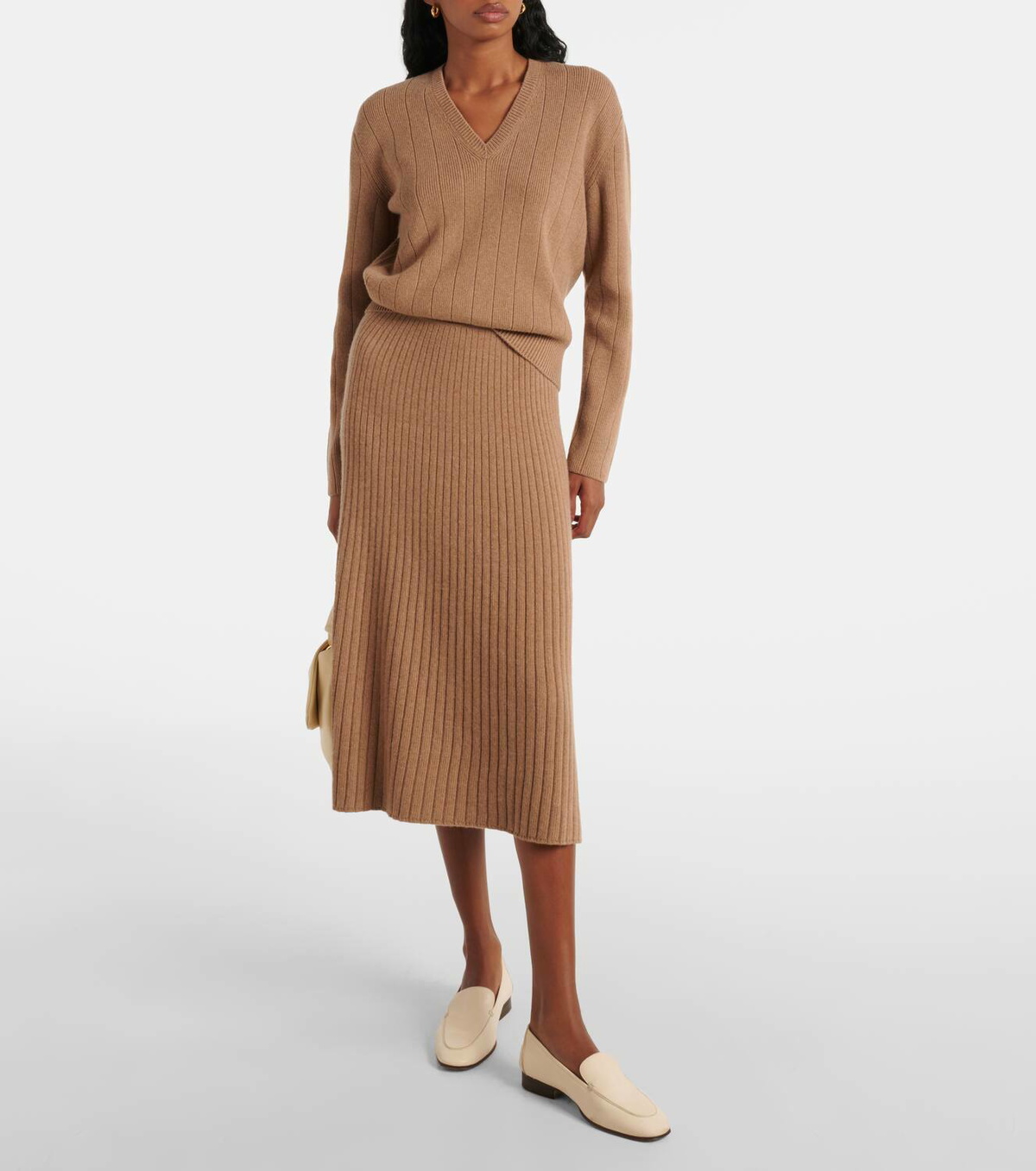Loro Piana Cashmere midi skirt Loro Piana
