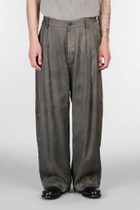 Ziggy Chen Pants In Green Viscose