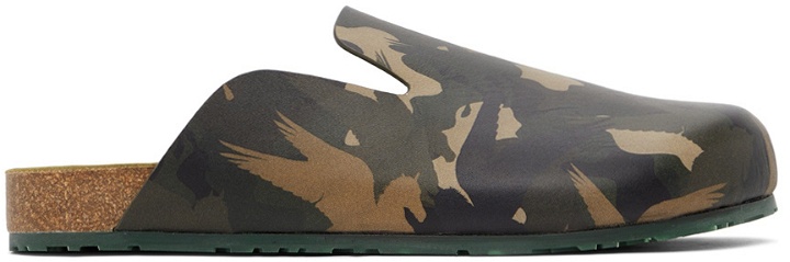 Photo: Etro Green Camouflying Pegaso Sandals