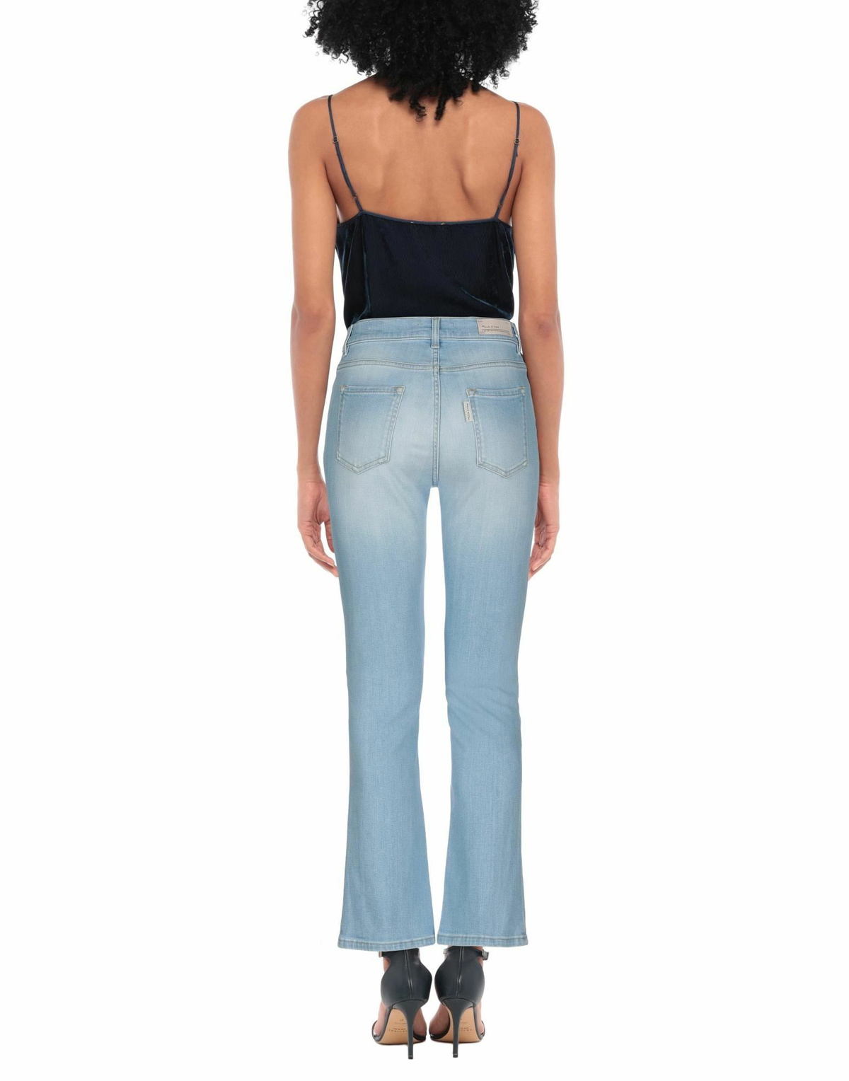 Manila Grace Womens Jeans in Blue