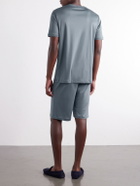 Zimmerli - Sea Island Cotton-Jersey Pyjama Set - Blue