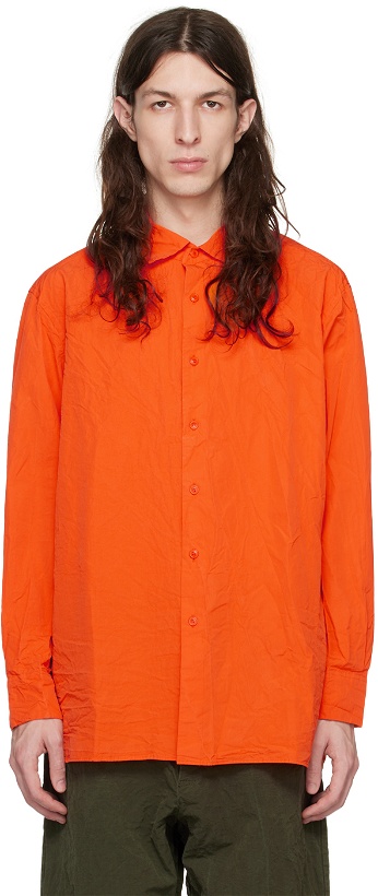 Photo: CASEY CASEY Orange Big Raccourcie Shirt