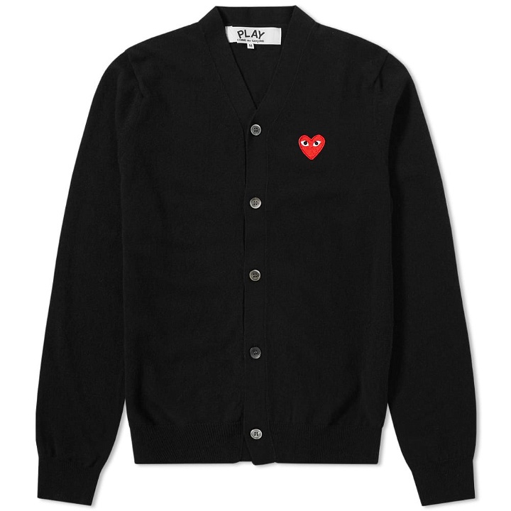 Photo: Comme des Garcons Play Cardigan