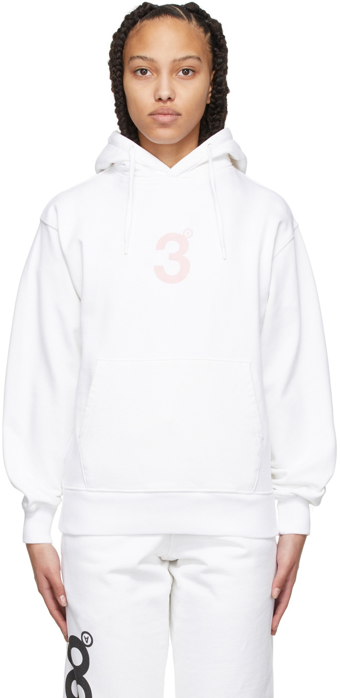 Aitor Throup’s TheDSA SSENSE Exclusive White Graphic Hoodie