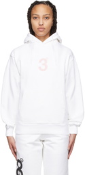 Aitor Throup’s TheDSA SSENSE Exclusive White Graphic Hoodie