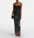 Johanna Ortiz Embellished silk-blend gown