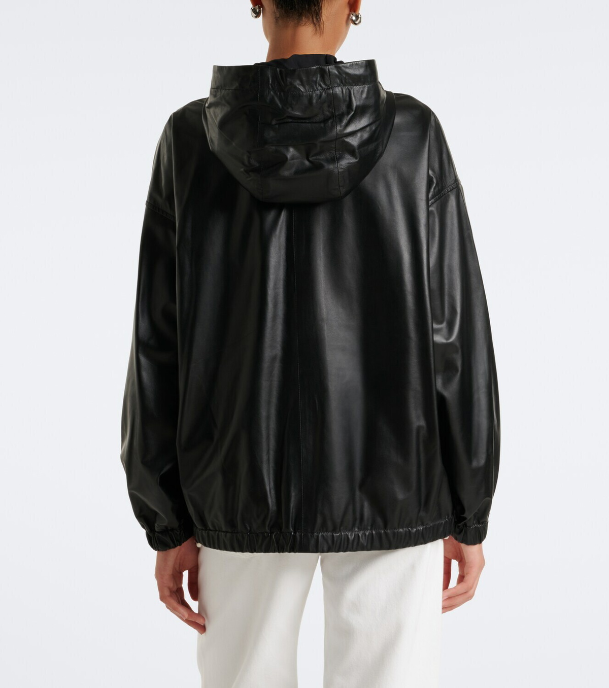 Arma Guisy hooded leather jacket